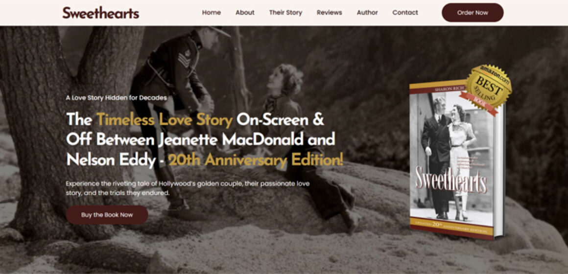 Sweethearts book – new website!