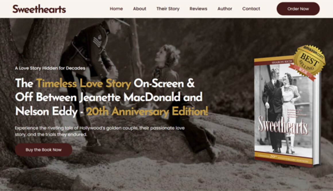 Sweethearts book – new website!